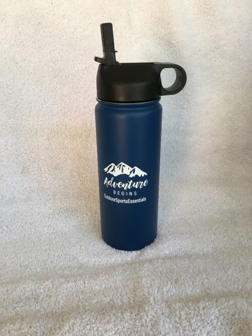 MCN-10009A-1 Hydroflask Wide Mouth 18 oz. Bottle w/Straw Lid