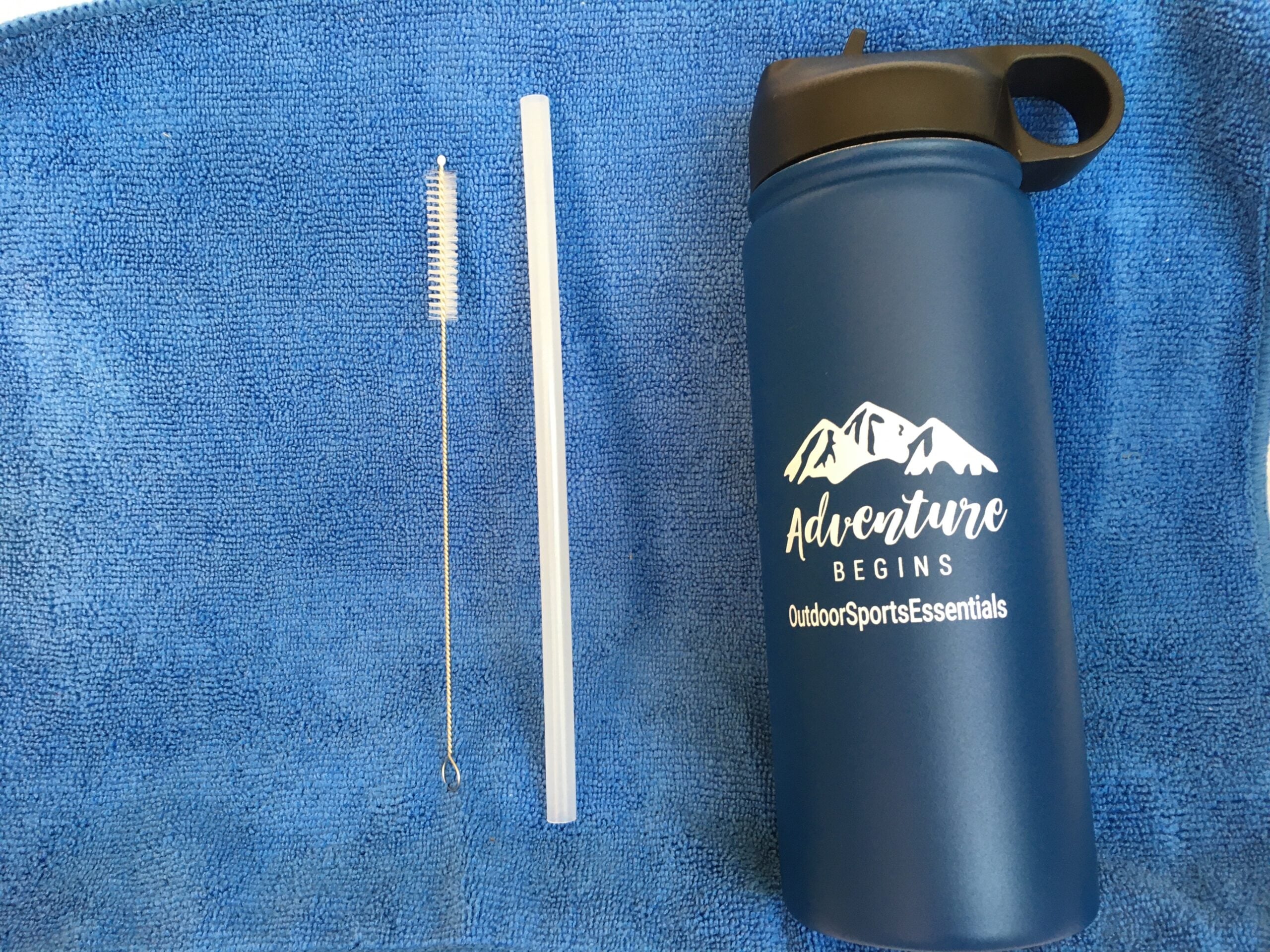 MCN-10009A-2 Hydroflask Wide Mouth 18 oz. Bottle w/Straw Lid