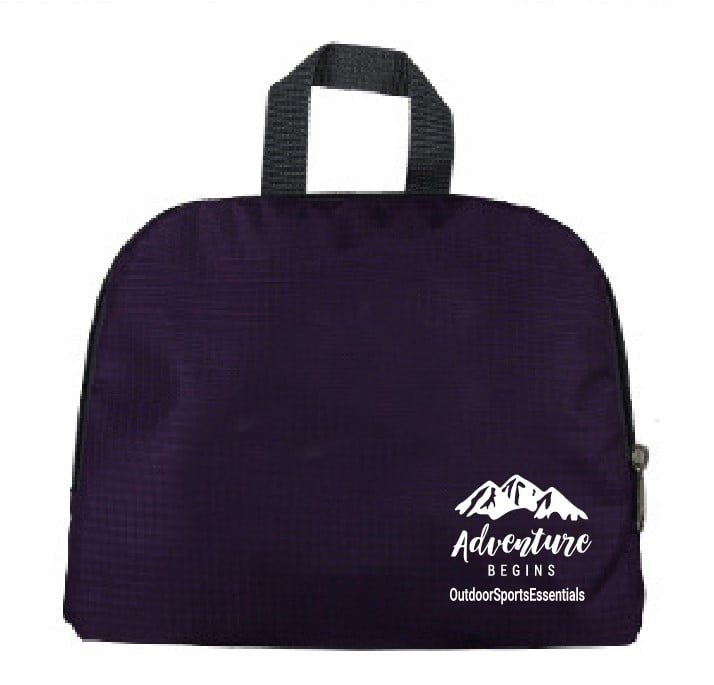 MCN10032A-3 Lightweight Foldable Backpack - Black